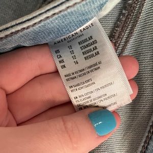 light blue, jeggings, size 12